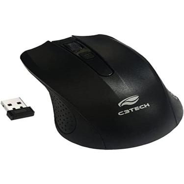 Imagem de Mouse Sem Fio C3Tech MW012BK V2 Preto