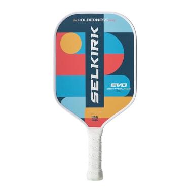 Imagem de SLK Evo Control MAX Pickleball Paddle | G8 Power Carbon Fiber Pickleball Paddle Face with Spinflex Surface and Rev-Control Polymer Core | Designed in The USA | Holderness Family