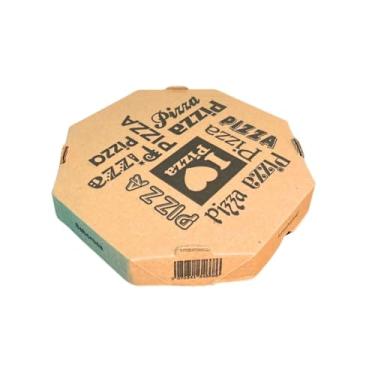 Imagem de TAMAROZZI EMBALAGENS Kit com 4 Pacotes de Embalagem Oitavada para Pizza Nº30, Estampa I Love You, 25 Unidades Cada, Modelo GA-306