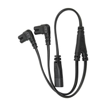Imagem de Estink Cabo Divisor de Energia Iec, C8 para C7 Duplo Fêmea 1 Em 2 Saídas, Cabo de Alimentação Ac Com Pvc Retardador de Chamas para Monitor Lcd, Lâmpada de Mesa, Alto-falante