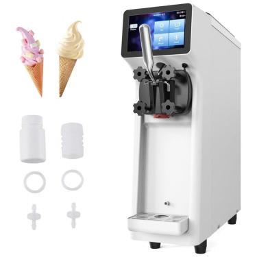 Imagem de Máquina de Sorvete Soft Comercial AnyDoor Branco Monosabor 4,5L Hopper 1,6L Cilindro 1000W Modelo BQL-9200STW