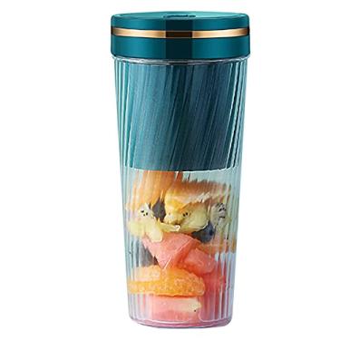 Imagem de Liquidificador Elétrico Portátil USB para Smoothie Copo Mixer Manual Máquina de Frutas e Legumes Batidas Milkshake Comida Bebê Viagem Escritório Casa