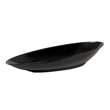 Imagem de Saladeira Oval 60cm Preta em Policarbonato Linha Profissional Cook Vem