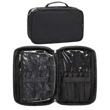 Imagem de Bolsa grande para brochas de maquillaje Relavel organizador de viaje n