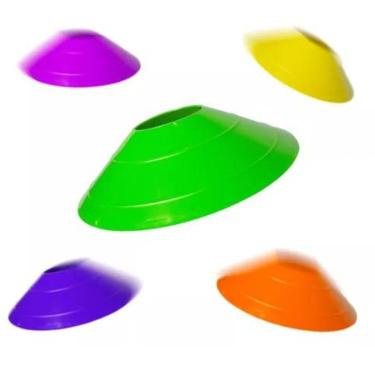 Imagem de Kit 30 Chapéu Chines Cone 19cm Esporte Funcional Disco-Unissex