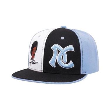 Imagem de Boné De Beisebol Unissex Preto Com Bordado AC, Aba Reta, Estilo Hip Ho