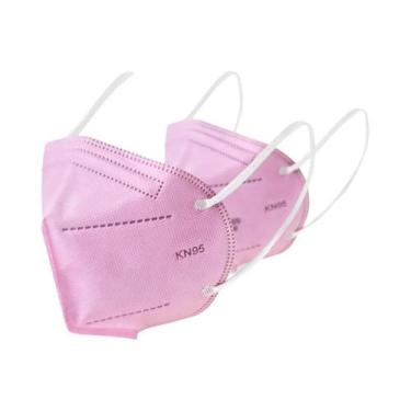 Imagem de Máscara Facial FFP2 KN95 Preta 10-200PCS 5 Camadas Não Tecida Reutiliz
