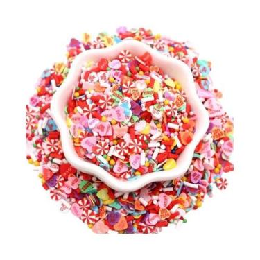 Imagem de Fatias De Argila Polimérica Colorida Mista 10g Para Slime, Artesanato 