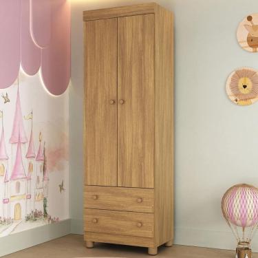 Imagem de Guarda-roupa Infantil 62cm 2 Portas e 2 Gavetas Allegra Multimóveis MP4441