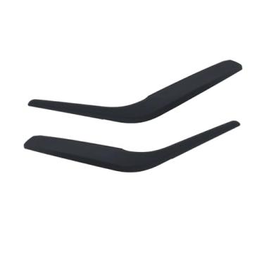 Imagem de 2 pçs conjunto esquerda direita interior maçaneta da porta exterior capa guarnição substituição Compatível com bmw x1 e84 2010 2011 2012 2013 2014 2015 2016(Black 2pcs)