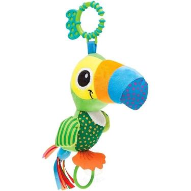 Imagem de Chocalho tucano zuzu com atividades sensoriais 25cm buba