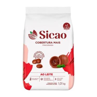 Imagem de Cobertura Sicao Fracionada Gotas Ao Leite 1,010kg