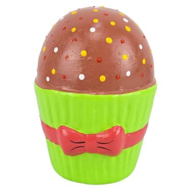 Imagem de Cofre Cofrinho Cupcake Fake Verde Decoração Mesa Festa