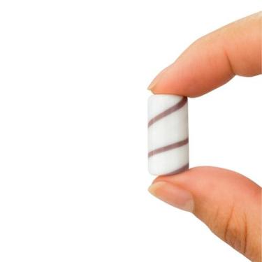 Imagem de Unidade Firma em Murano Lisa 22mm para Guias  Escolha Cor:Branco e Lil