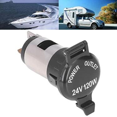 Imagem de Soquete de isqueiro, acendedor de cigarro, tomada universal de 120 W, carros, barcos, tratores