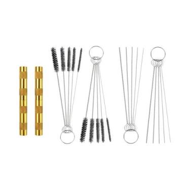 Imagem de Kit De Limpeza Para Pistola De Pintura Em Aço Inoxidável 11 22 Peças C