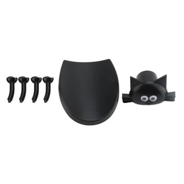 Imagem de Suporte de rolo de papel higiênico para gato, decorativo engraçado, toalha de papel para banheiro, organizador de suporte para banheiro, quarto, escritório, plástico 4,3 onças, 6