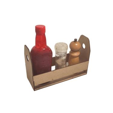 Imagem de Porta Guardanapo E Sachê Em Mdf - Kit 10 Unidades