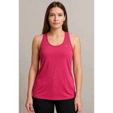 Imagem de Regata Alto Giro Gola Redonda Rosa Escuro-Feminino