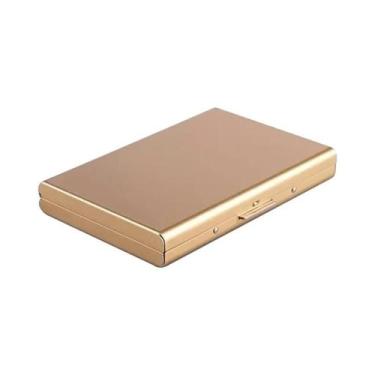 Imagem de Porta-cartões De Crédito Minimalista Masculino Com RFID, Carteira De A