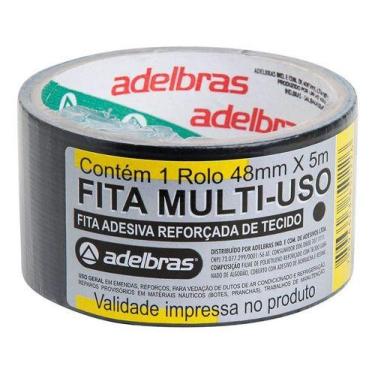Imagem de Fita Silver Tape Preta 48mm x 5m - Adelbrás - Adelbras