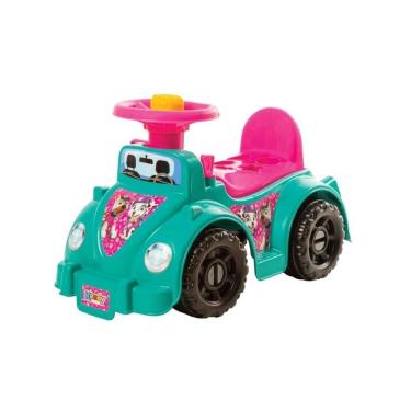 Imagem de Carrinho Andador Interativo Dog Verde Buzina Peças Encaixar