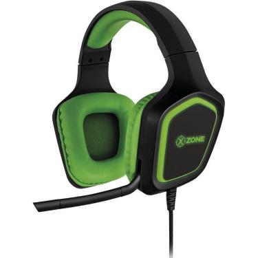Imagem de Headset Gamer Xzone Led GHS-02 Preto/Verde-Unissex