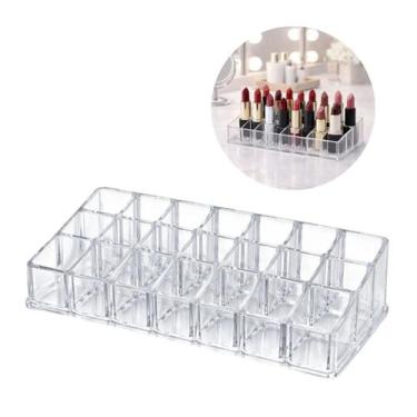 Imagem de Organizador de Cosméticos Acrilico 24 Divisórias Batom - Inter
