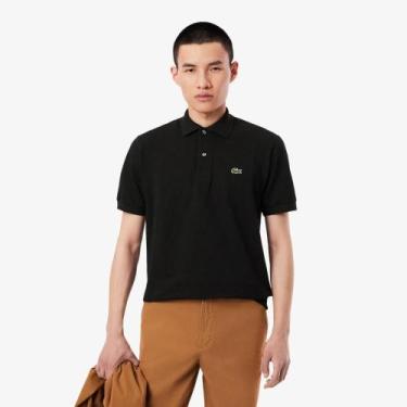 Imagem de Camisa Polo L.12.12 Light Piqué Ajuste Clássico - LACOSTE, S, Preto