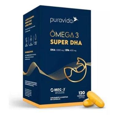 Imagem de Ômega 3 Super Dha Concentrado - 120 Caps 60 Doses - Puravida-Unissex