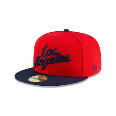 Imagem de BONE NEW ERA 59FIFTY LOS ANGELES CLIPPERS NBA VERMELHO-Masculino