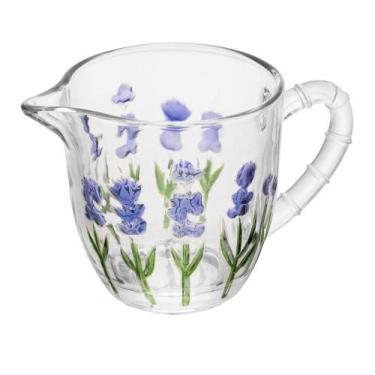 Imagem de Leiteira Lavanda Lyor Hand Painting 240ml Cristal