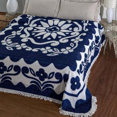Imagem de Colcha Casal Queen Com Babado Chenille Jolitex Escolha A Cor