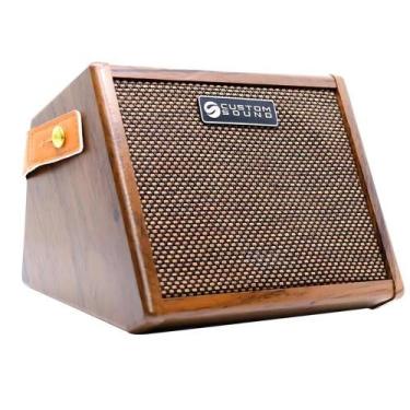 Imagem de Mini mixer de audio custom sound c/ efeitos bluetooth para violao 15 n