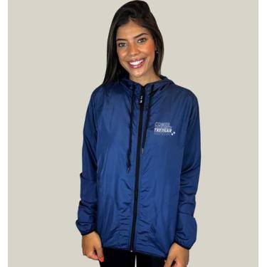 Imagem de Jaqueta Corta Vento Academia Feminino WSS Brasil Gym Rotina - Web Surf