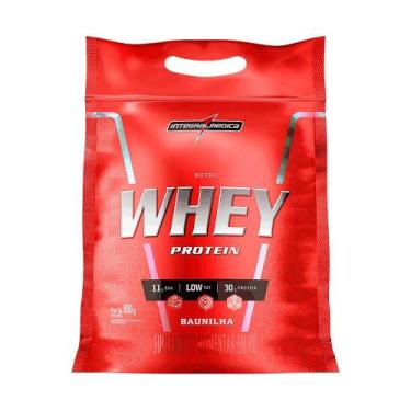 Imagem de Hipercalórico Integralmedica Nutriwhey 900g Pouch, 900g, Morango