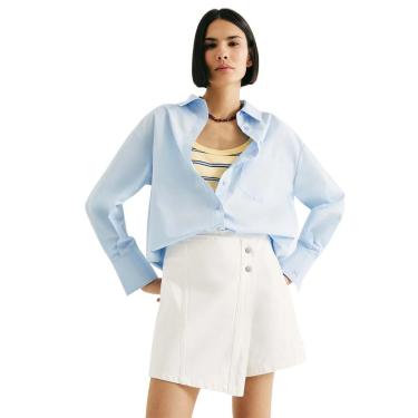 Imagem de Short Saia Hering Sarja Branco-Feminino