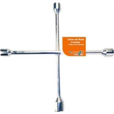 Imagem de Chave Roda Waft Cruz 3 Bocas (17 X19 X21 Xespatula) 6338 - BRASFORT / 