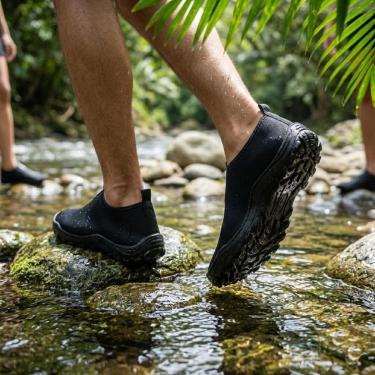 Imagem de Sapatilha Aquática Neoprene Masculina Leve Solado Tratorado Antiderrapante Esportes Nauticos Confort-Masculino