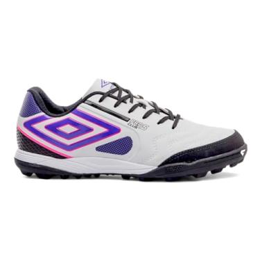 Imagem de Chuteira Umbro Pro 5 Bump Club Society Branca e Preta