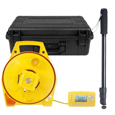 Imagem de Altímetro de nível inteligente com precisão de 1/40.6 cm – Ferramenta de nível de construção digital com Bluetooth, suporte de aplicativo inteligente, estojo de transporte e monopé – Exportação de