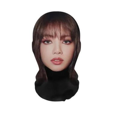 Imagem de Máscara Facial Impressa Em 3D CR7 Messi, Lenço De Cabeça Sem Costura E