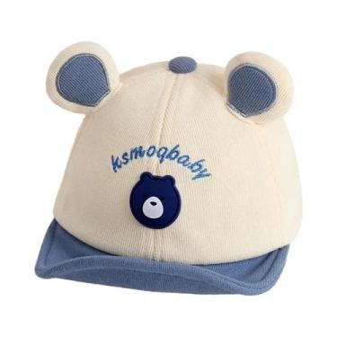 Imagem de Boné De Beisebol Infantil Com Orelhas De Urso De Desenho Animado Fofo,