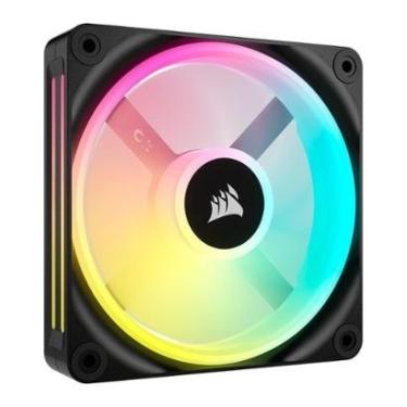 Imagem de Ventoinha Corsair iCUE Link QX120, 120mm, RGB, Preto - CO-9051001-WW-Unissex