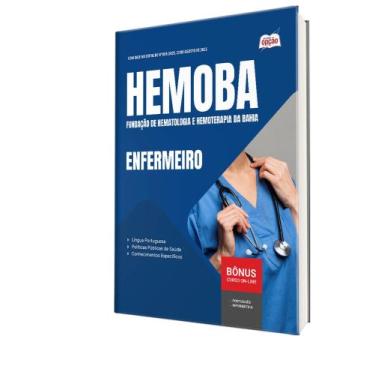 Imagem de Apostila HEMOBA - Enfermeiro - Apostilas Opção