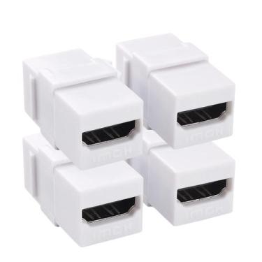 Imagem de Kit 12 Keystone Emenda Hdmi Fêmea 1.4 2.0 Embutir Tomada - MARELAGO