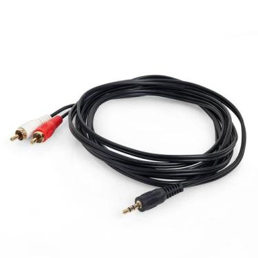 Imagem de Cabo P2 Estéreo para RCA 5 MT - CIRILO CABOS, 5 MT
