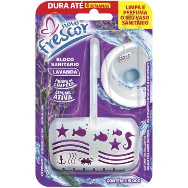Imagem de Pastilha Bloco 30g Detergente Sanitário Odorizante Novo Frescor Privad