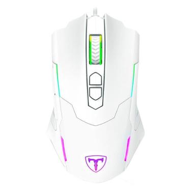 Imagem de Mouse Gamer T-Dagger Brigadier T-TGM206W / 7200 Dpi - Branco