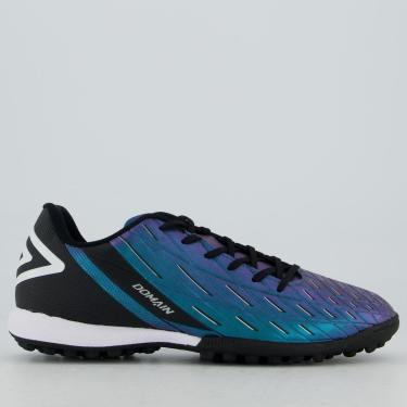 Imagem de Chuteira Umbro Domain Society Azul-Masculino